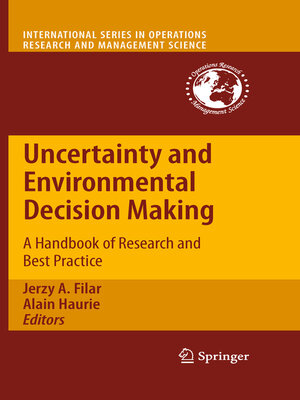 cover image of Uncertainty and Environmental Decision Making